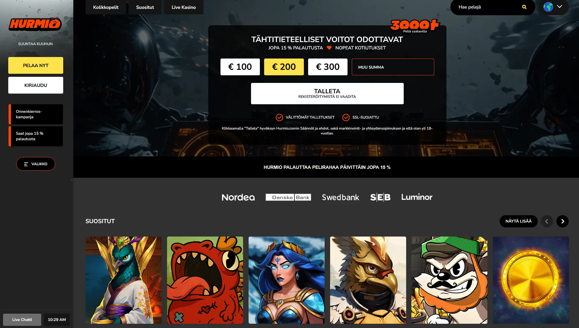 Mobiiliversio kasino ilman rekisteröitymistä: Android APK, iPhone